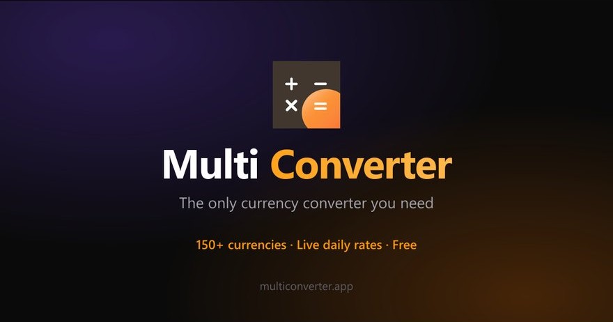 Multi Converter, free currency converter with live rates